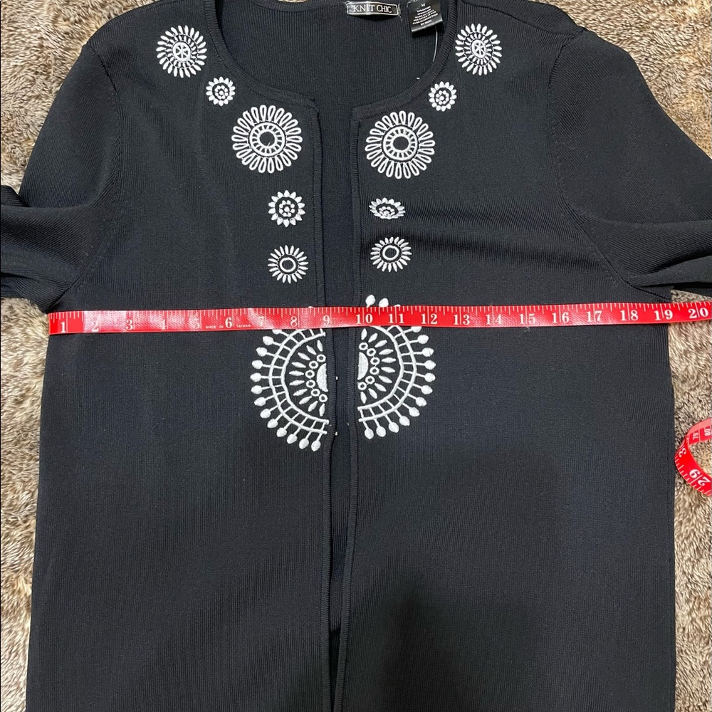 Beautiful black cardigan light sweater size M